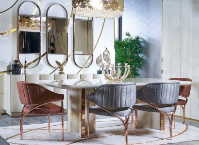 Chairs Chair Upholstery Modern Set Design Lamp Wood Textile Metal